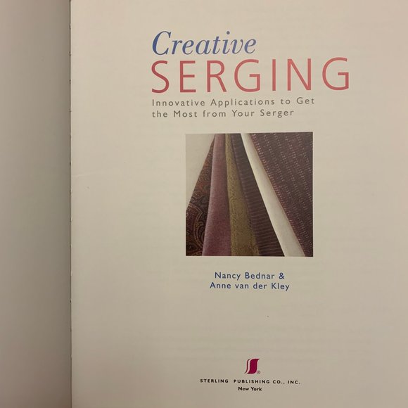 BOOK Creative Serging, Hardcover - Picture 4 of 12